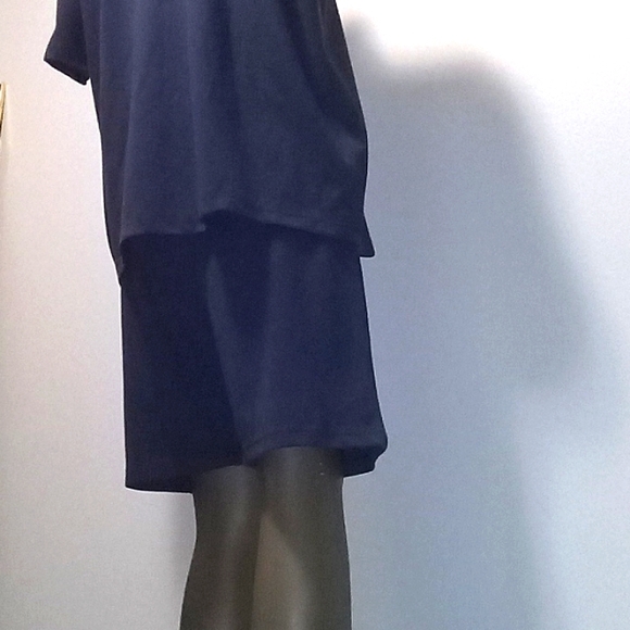 Comfortable & Rare 2pc Dark Blue Short sleeve short set by FUBU - Picture 13 of 16